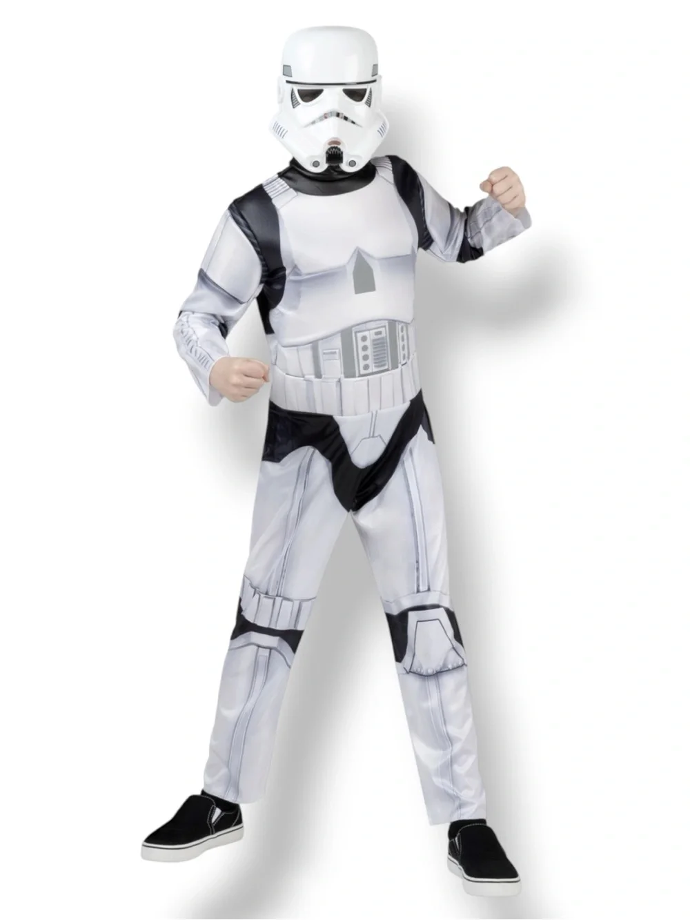 Star Wars Stormtrooper Disney Costume 2 Piece Set  boys Size M (8) Jazwares NEW